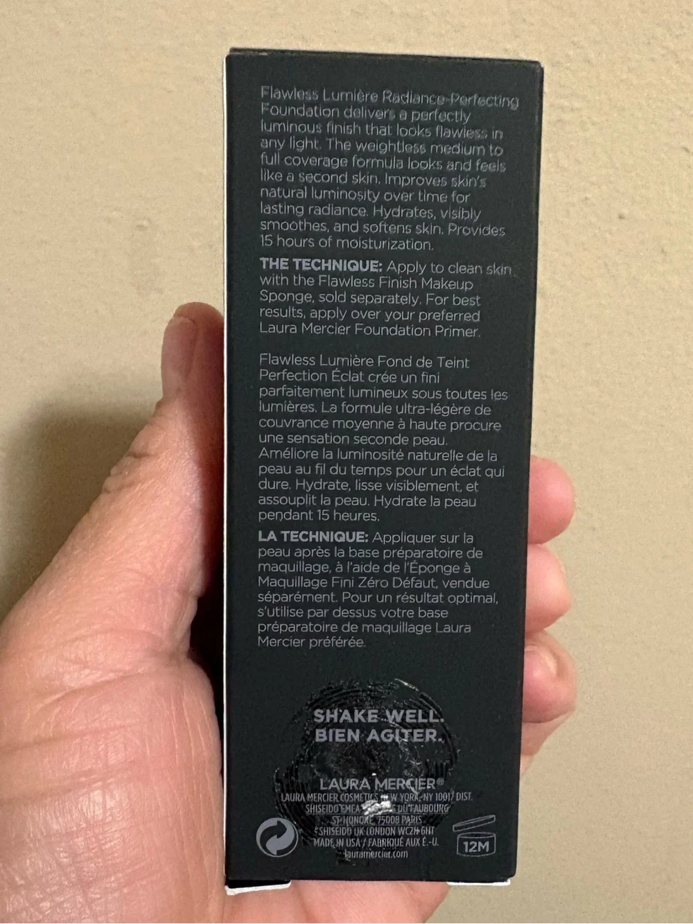 Laura Mercier Flawless Lumière Radiance-Perfecting Foundation - 2N2 • LINEN New.